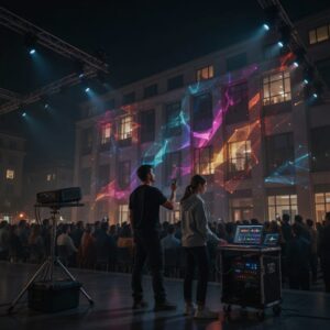 Course in Projection Mapping and Real-Time Generative Content